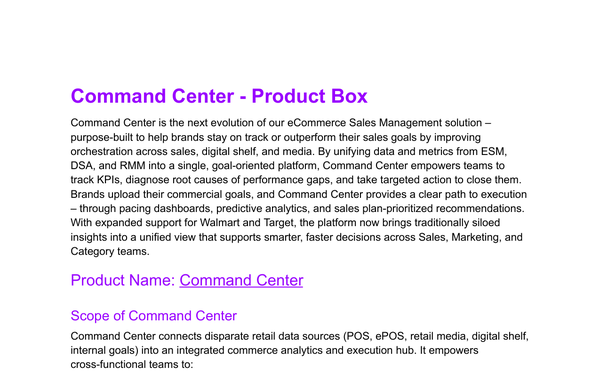 Command Center omni-channel product box by Dane Tomalin
